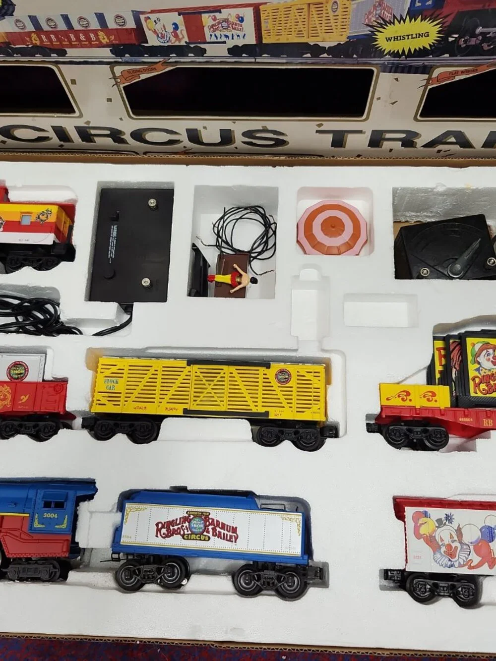 Vintage K-Line 1311 Ringling Bros. Barnum & Bailey Circus Train Set